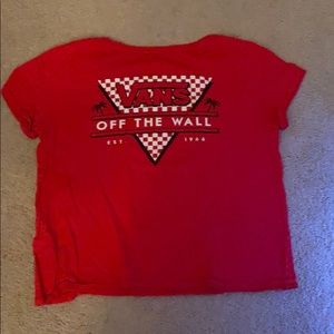 Red Vans T-shirt